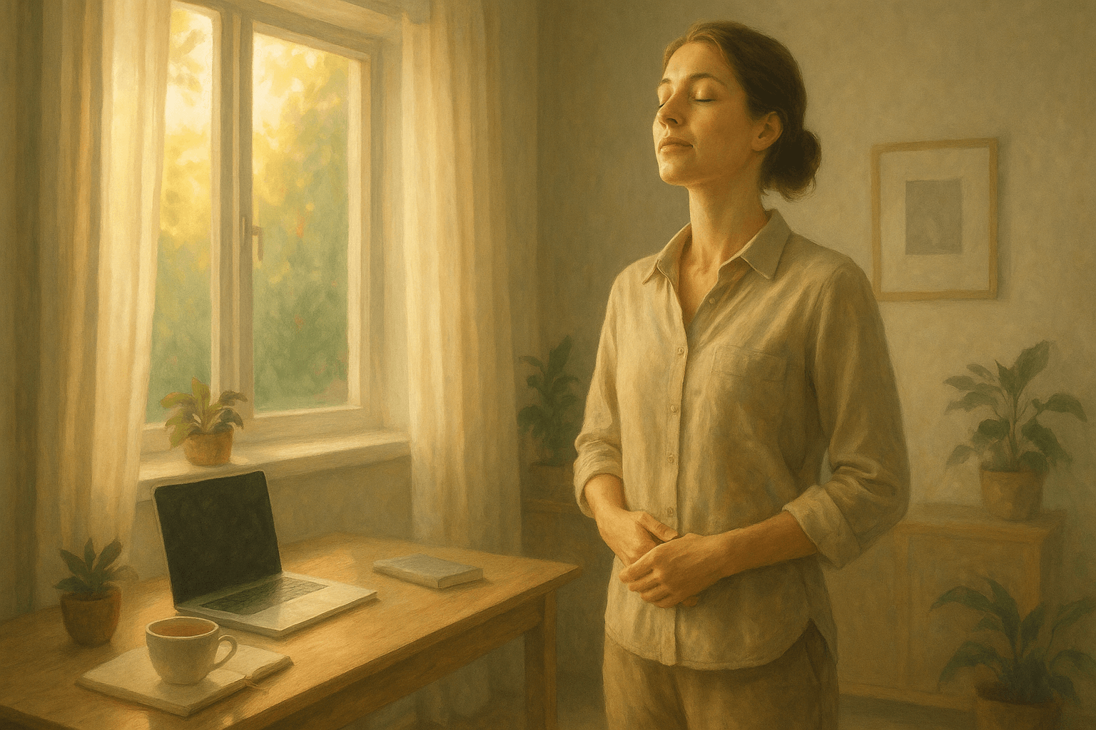 Meditação no trabalho para encontrar calma no ambiente corporativo
