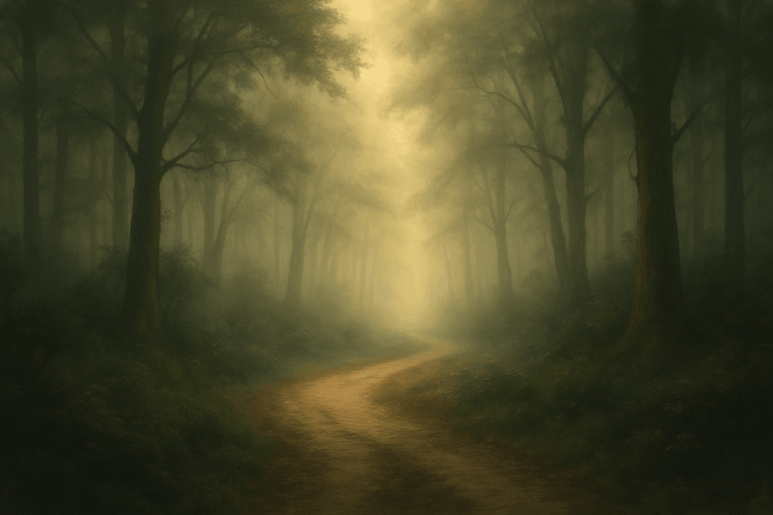 Silêncio e quietude em uma floresta — o poder da quietude