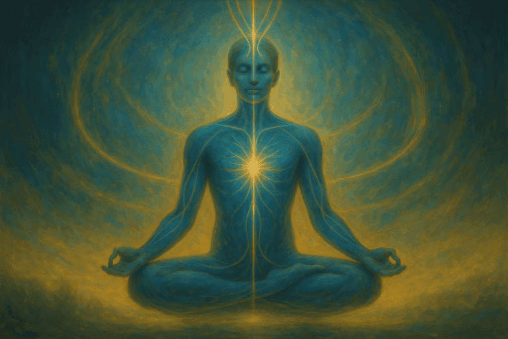 Fluxo de prana nos nadis durante a prática de pranayama