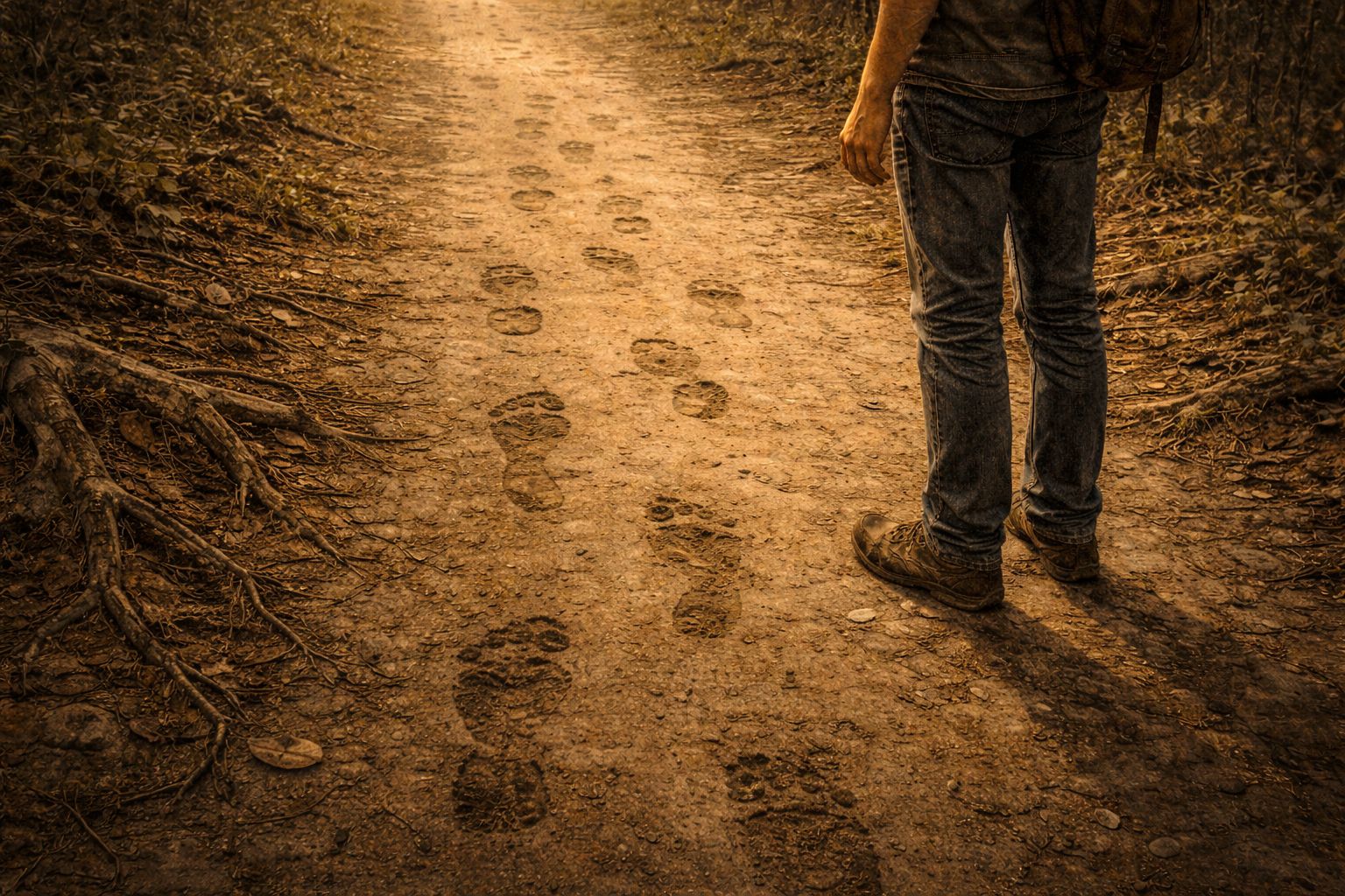 Pessoa percebendo que cada jornada tem um ritmo e escolhendo caminhar no próprio passo